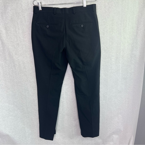 J.ferrar Dress pants Mens 30×30 Black Slim Slacks Flat front - Picture 3 of 4